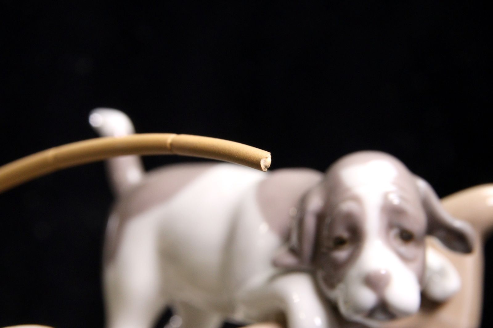 LLADRO リヤドロ 「おじいちゃんと魚釣り」 39cm アンティーク 楾 F942