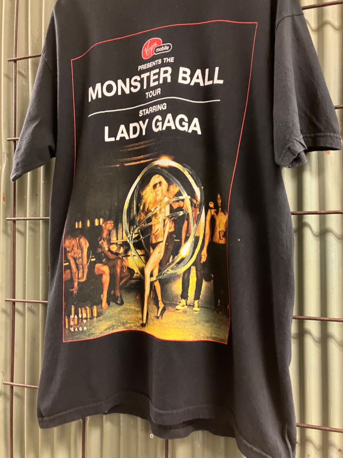 10's Lady Gaga Print T-Shirt Monster Ball レディーガガ プリントT