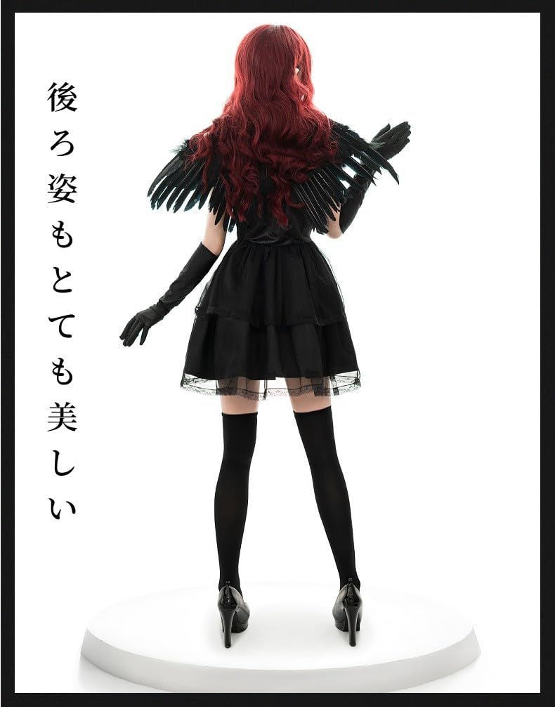 人気】[JUNDOMECY] ハロウィン コスプレ 天使 デビル エンジェル