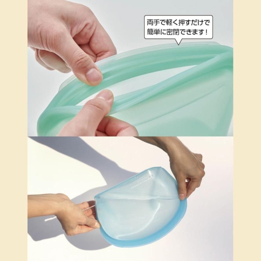 最新 KEEPERBAG シリコンバッグ サイズ別 5個セット ビビッドカラー