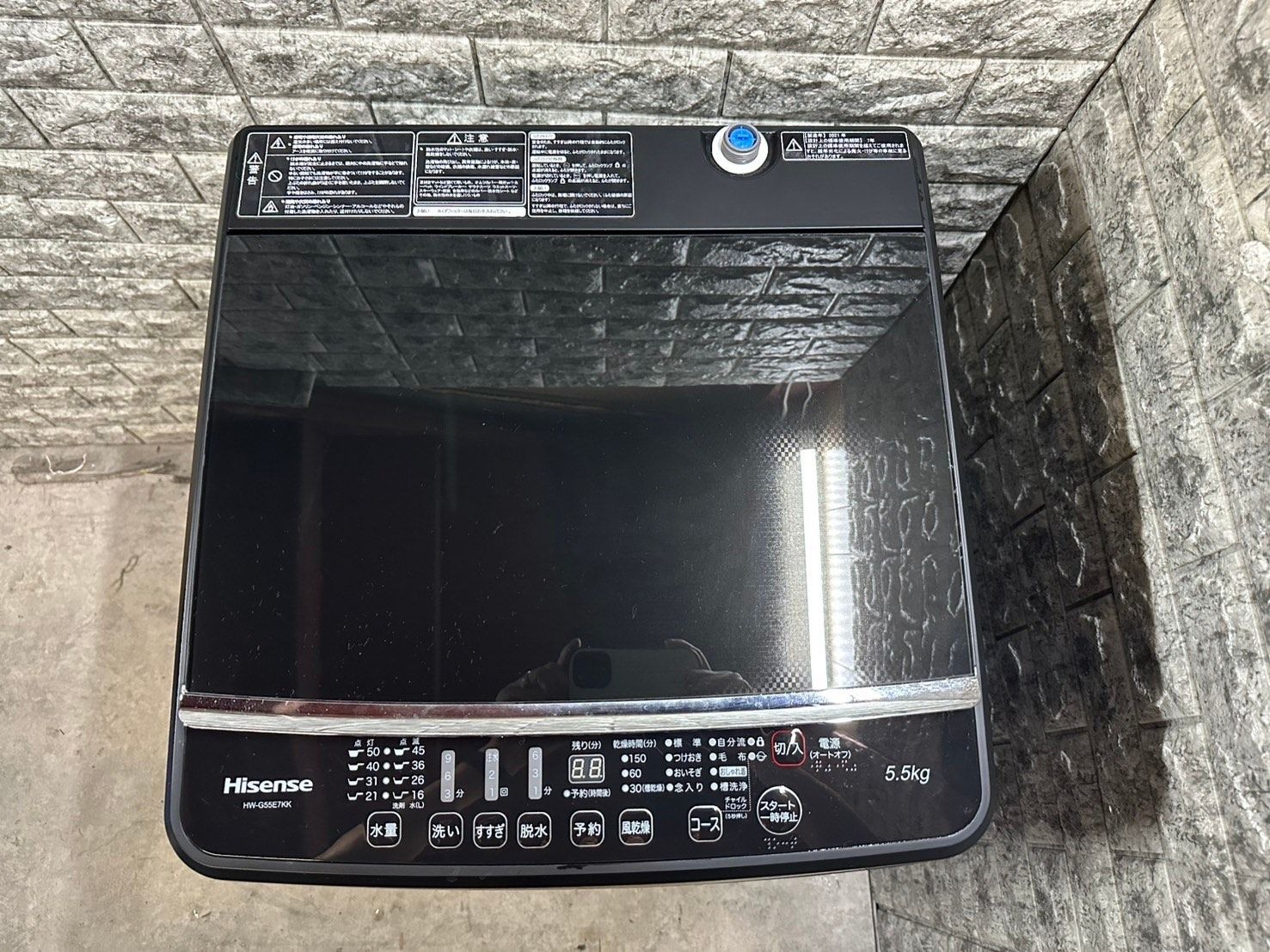 美品】大阪送料無料☆3か月保障付き☆洗濯機☆2021年☆ハイセンス☆5.5  