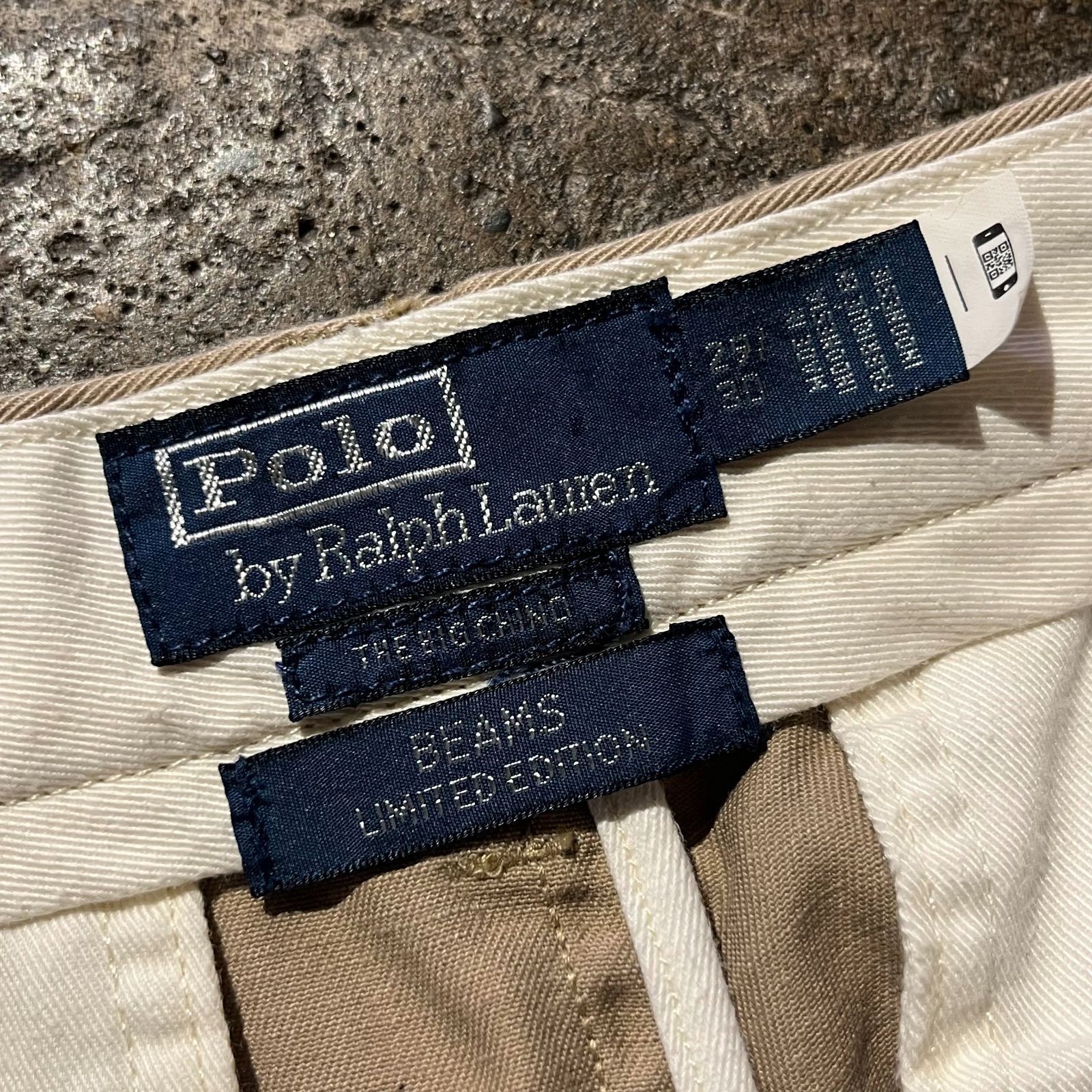 ポロラルフローレン パンツ W29 ポニー刺繍 チノパン ネイビー h47 90\u0027s USA製 Polo Ralph Lauren 2Tuck Chino Pants W29 ⁄ ポロ・ラルフ