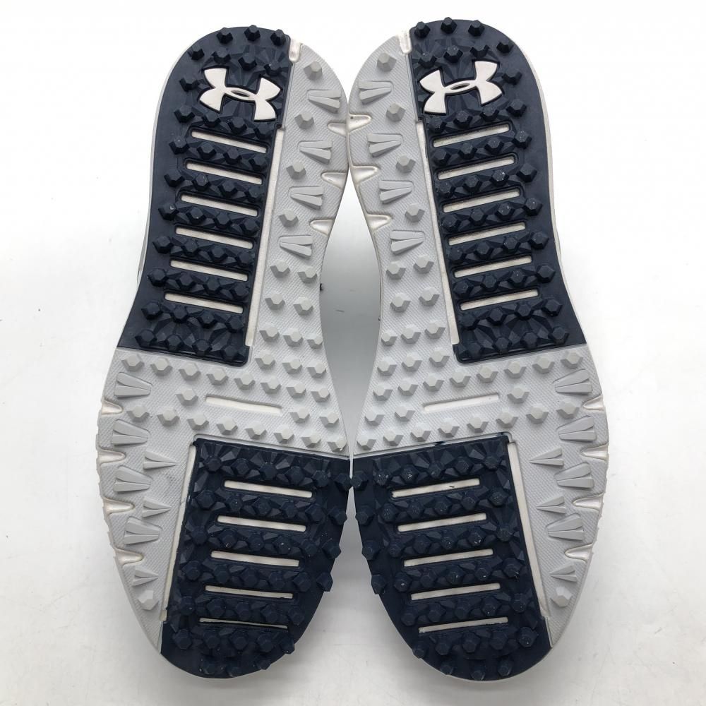 UNDER ARMOUR - 【未使用品】アンダーアーマー ゴルフシューズ 白×ネイビー スパイクレス 3023733-103 レディース 23.0 ゴルフウェア UNDER ARMOUR 未使用品】アンダーアーマー ゴルフシューズ 白×ネイビー