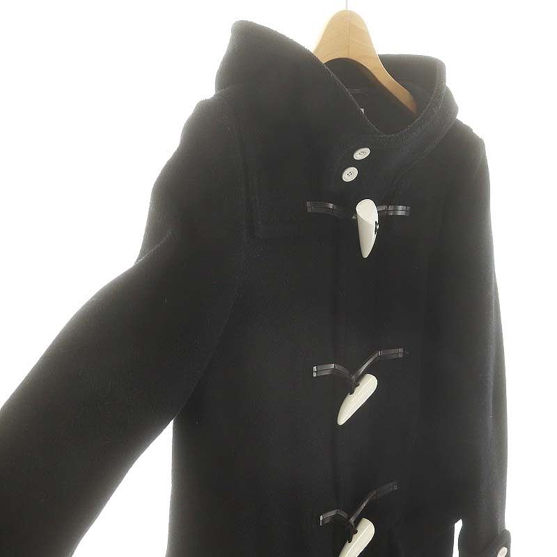 HYKE メルトンダッフルコート サイズ3 ブラック黒 | ヤマダウェブコム