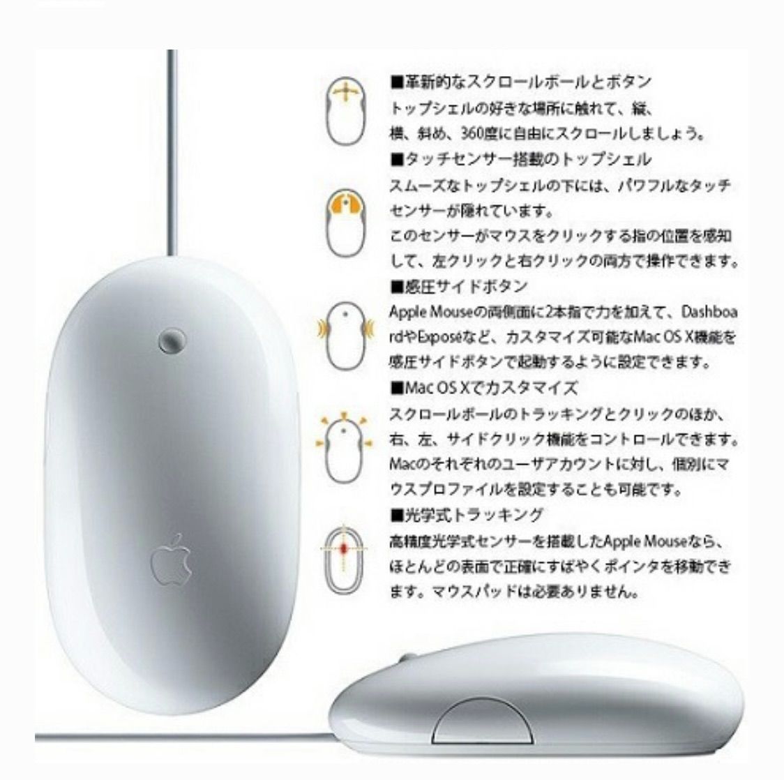 新品】APPLE MOUSE MB112J/B - よろずやビッグ - メルカリ