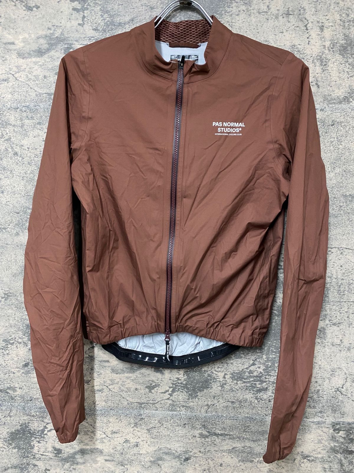 JC442 パスノーマルスタジオ Pas Normal Studios | Men s Rain Jacket 長袖 サイクルジャケット ダークブラウン S