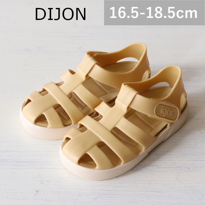 【4月下旬頃入荷次第お届けのご予約】【新品・未使用】igor（イゴール） BAY -dijon-  キッズ サンダル size27-30 16.5cm-18.5m