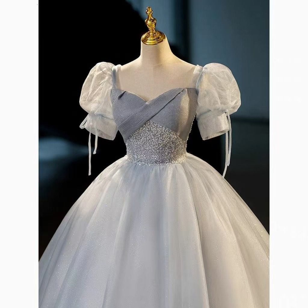 ドレス パーティードレス ロングドレス 結婚式 二次会 発表会 ウェディングドレス プリンセスラインドレス ウエディングドレス ステージドレス コンサート