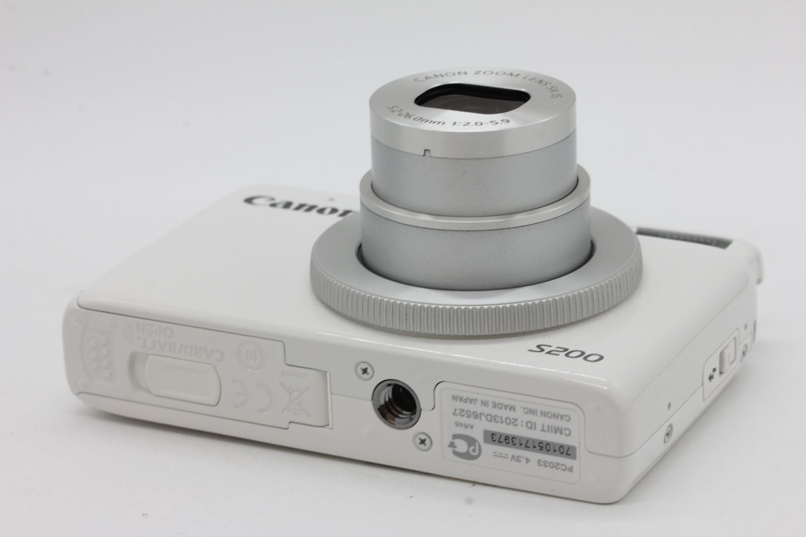 【新品未使用】CanonPowerShot S200ホワイト セブンイレブン限定 中古 Canon PowerShot S200 ホワイト セブンイレブン限定モデル