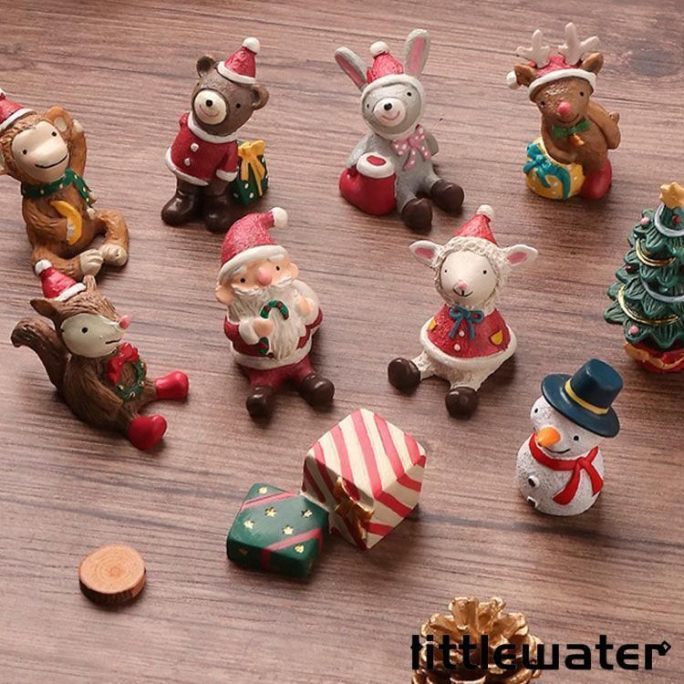 3点セット mas クリスマス 飾り サンタクロース サンタ 置物 クリスマスオブジェ 北欧 玄関 室内 おしゃれ アンティーク おもちゃ インテリア 雑貨