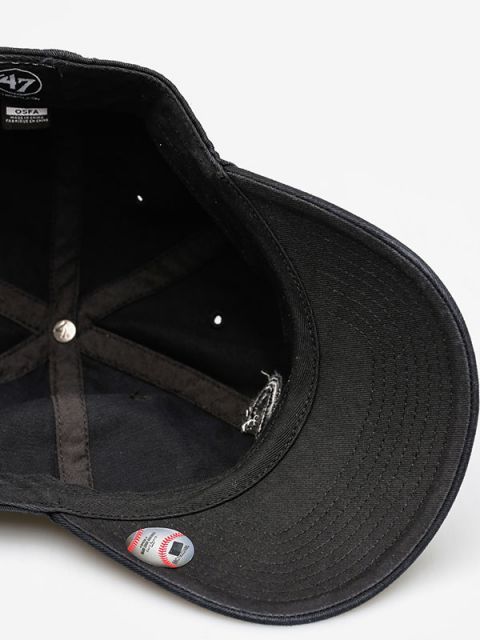 '47 (フォーティセブン) ホワイトソックス キャップ White sox Home ’47 CLEAN UP Black×Black ベースボールキャップ メジャーリーグ