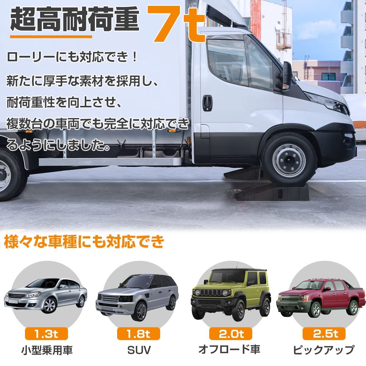 大 ジャッキ補助 オイル交換 整備用 メンテナンス 油圧ジャッキ代替 車 SUV ジープ バン トラック対応 7t高耐荷重 タイヤスロープ 90.5 30.5 21.5cm ハイリフト 2個セット カースロープ FFCRYSTALESIA_COM