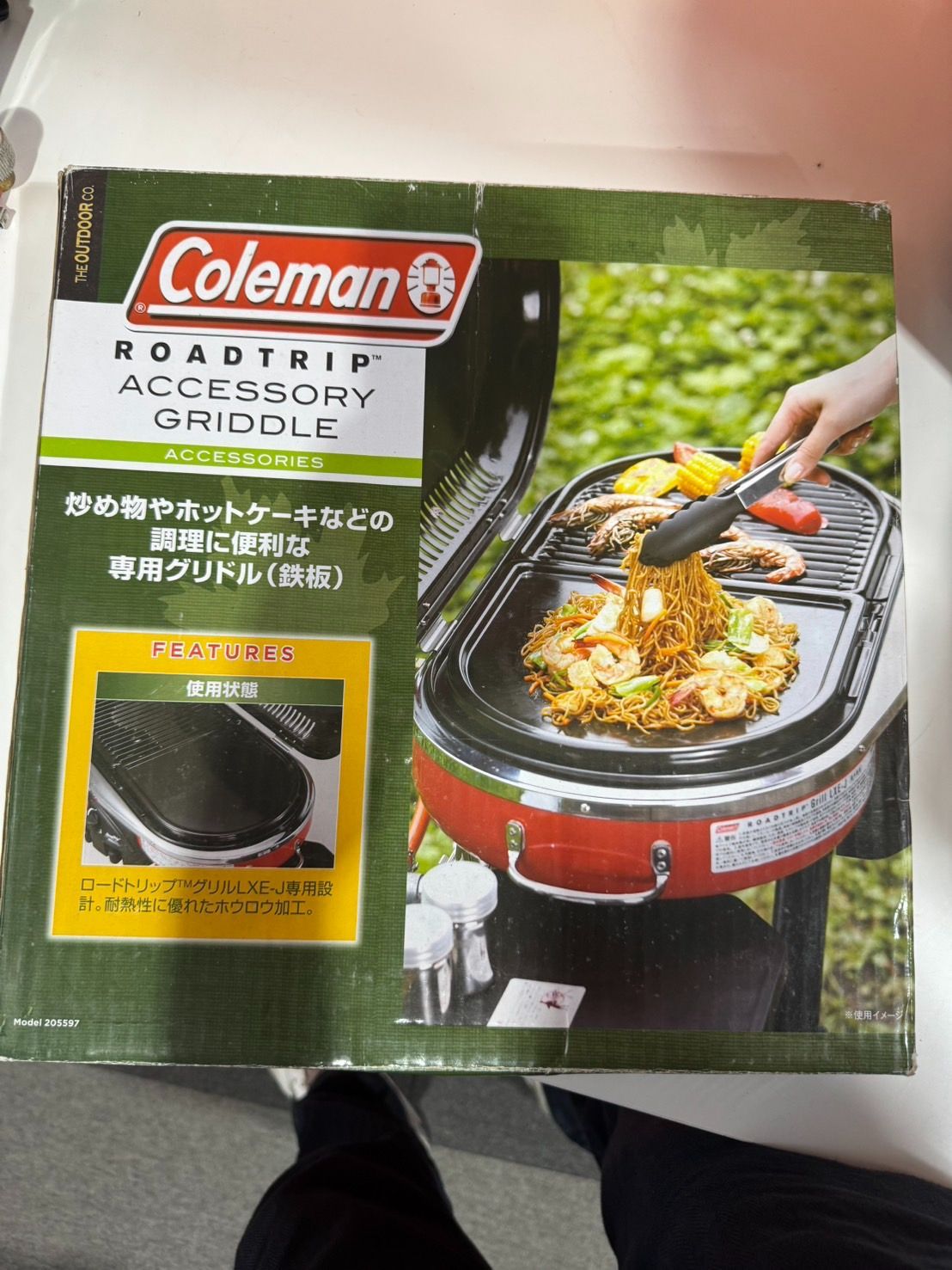【未使用】Coleman コールマン ロードトリップ用 五徳 グリドル セット Coleman(コールマン) ロードトリップ アクセサリーグリドル+