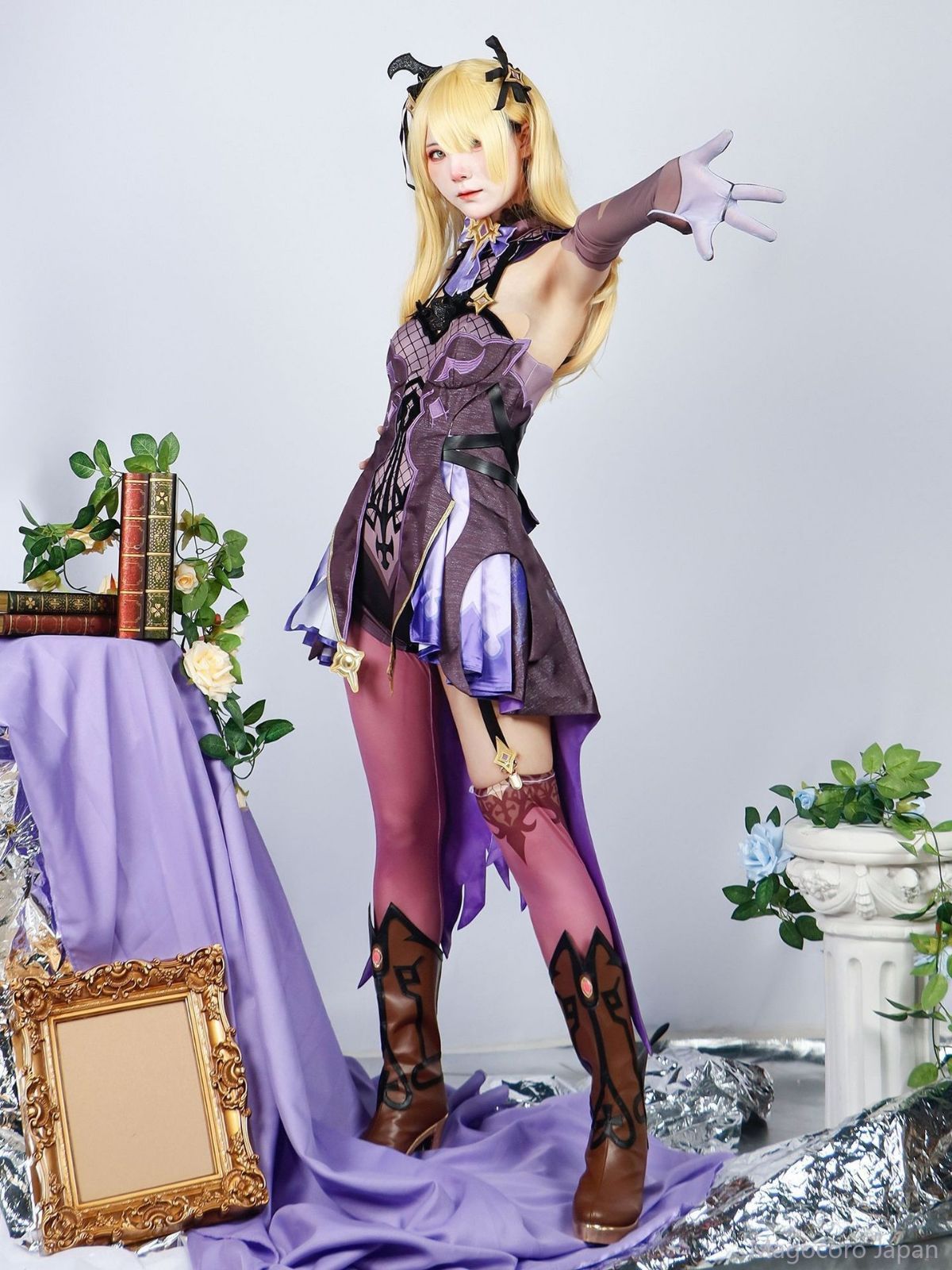 コスプレ衣装原神フィッシュルゲームアニメコスチューム断罪の皇女コスプレ服セット