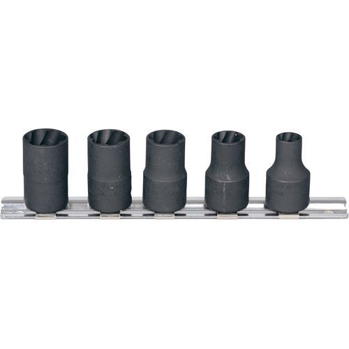 8~14mm TRUSCO トラスコ なめたボルト ナット外し用ツイストソケット 8~14mm TTS35SET