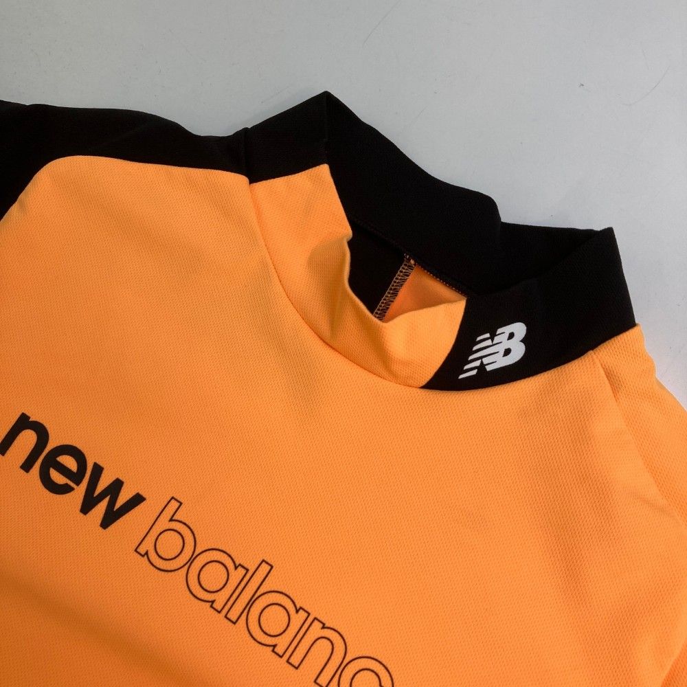 サイズ：5 NEW BALANCE GOLF ニューバランス 2023年モデル ハイネック 長袖Tシャツ  イエロー系 [240101368265] ゴルフウェア メンズ ストスト サイズ：5 NEW BALANCE GOLF ニューバランス 2023年モデル