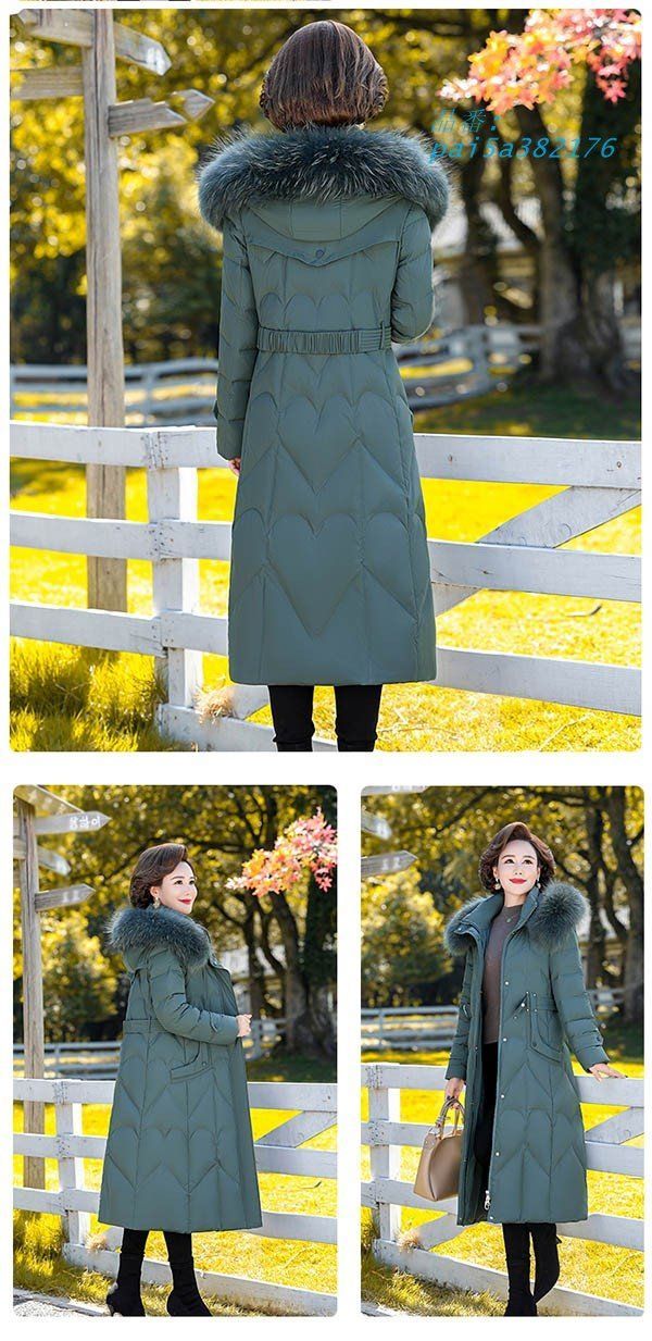 ダウンコート レディース ダウンジャケット 90%ダウン Aライン 帽子付き 母親 大きいサイズ 黒 ブラック フード pai5a382176 WWW_OLIVIERBERNSTEIN_COM