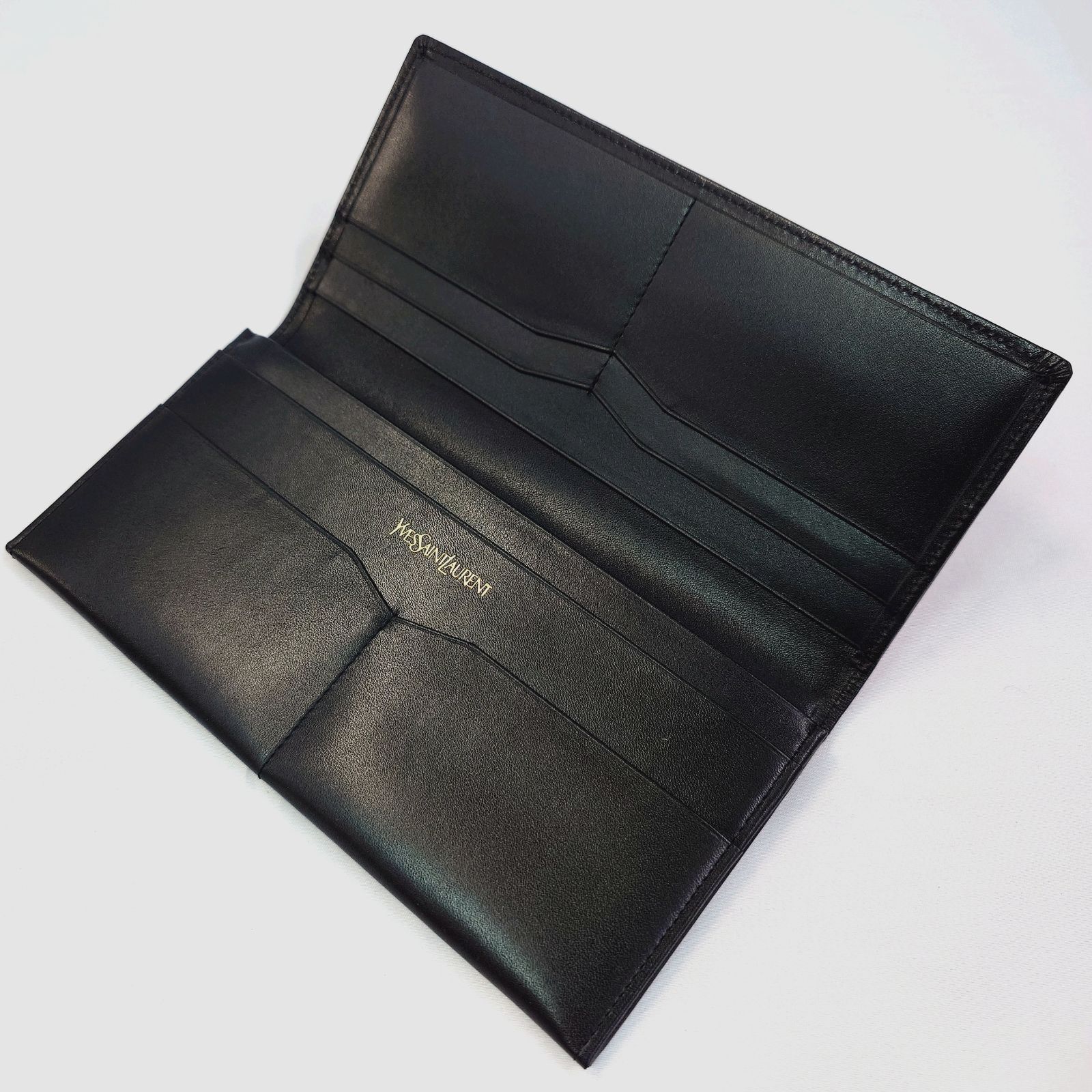 Yves Saint Laurent イヴサンローラン YSL 長財布 ヴィンテージ 赤 中古 - メルカリ