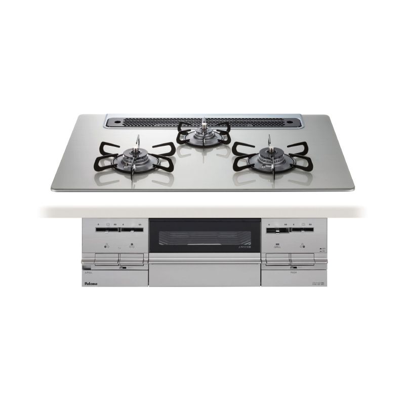 メーカー 都市ガス用 Paloma パロマ Brillio α PD-733WS-75GH-13A シャインシルバー 都市ガス用 ビルトイン