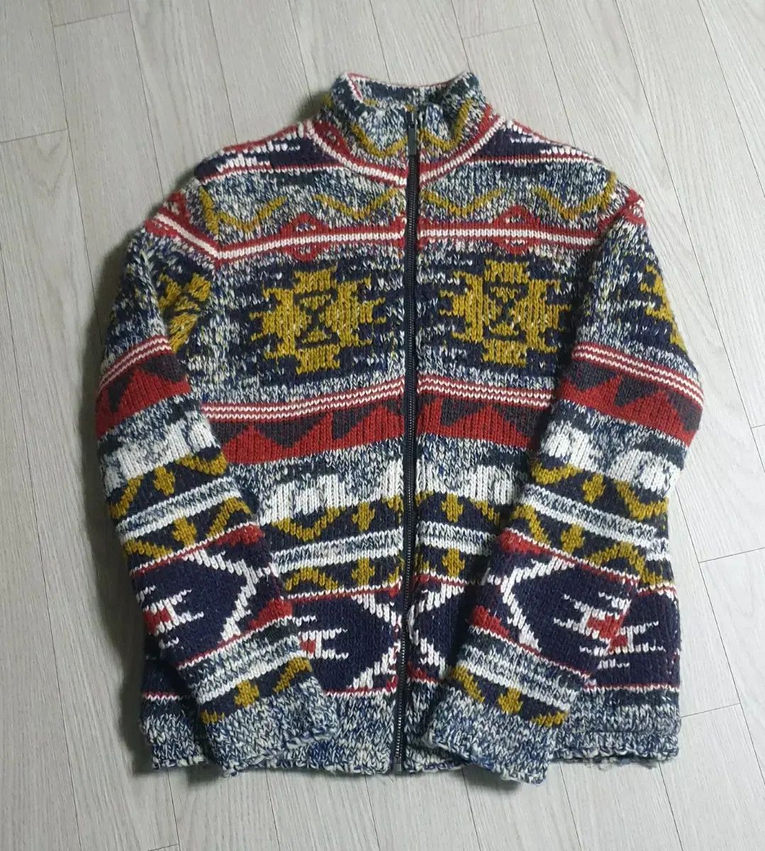 ZARA MAN(ザラマン) ニット セーター ジップアップ ジャケット