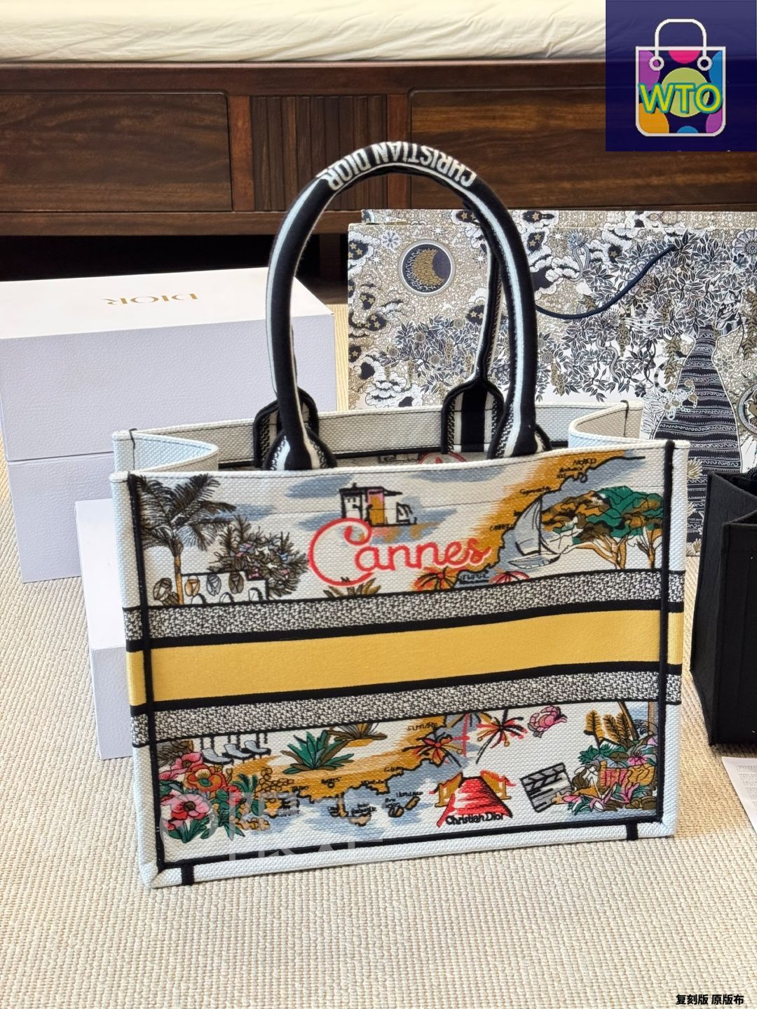 Christian Dior エコバッグ 花柄　新品未使用 1240004036232_1.jpg