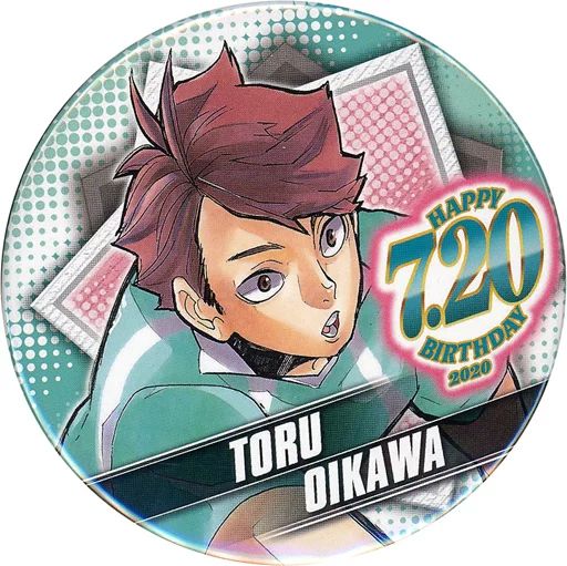 ハイキュー!! 及川徹 バースデー缶バッジ 2020 ハイキュー！！』バースデイ缶バッジ 及川徹 BE3: アクセサリー類