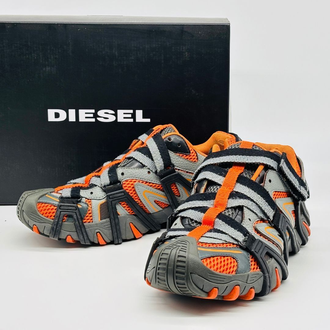 Diesel S-Prototyope CR X スニーカー　ディーゼル Men's S-Prototype Cr-Mesh and PU sneakers with double lacing