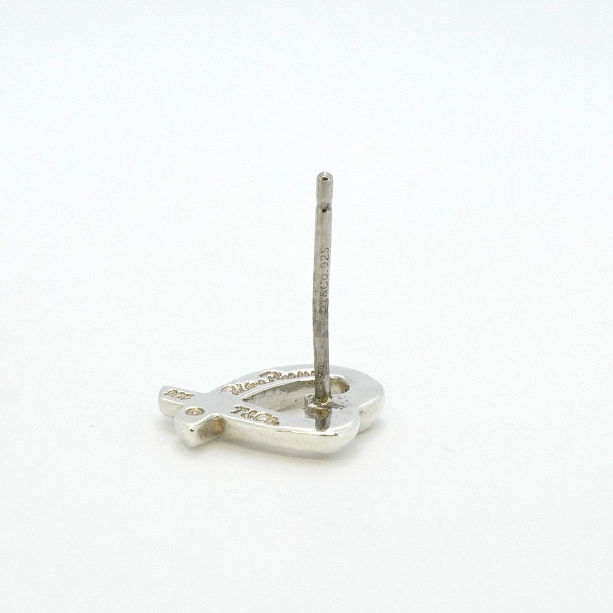 5jeb0250】ティファニー ピアス ラビングハート シルバー925【中古  