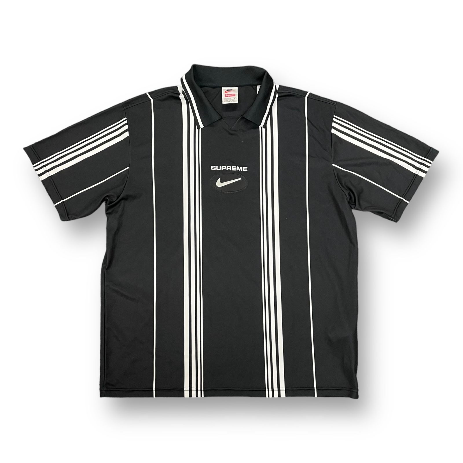 SUPREME 20AW Nike Jewel Stripe Soccer Jersey ジュエルストライプ サッカー ジャージ ポロシャツ ナイキ  シュプリーム コラボ SU201204SAC M