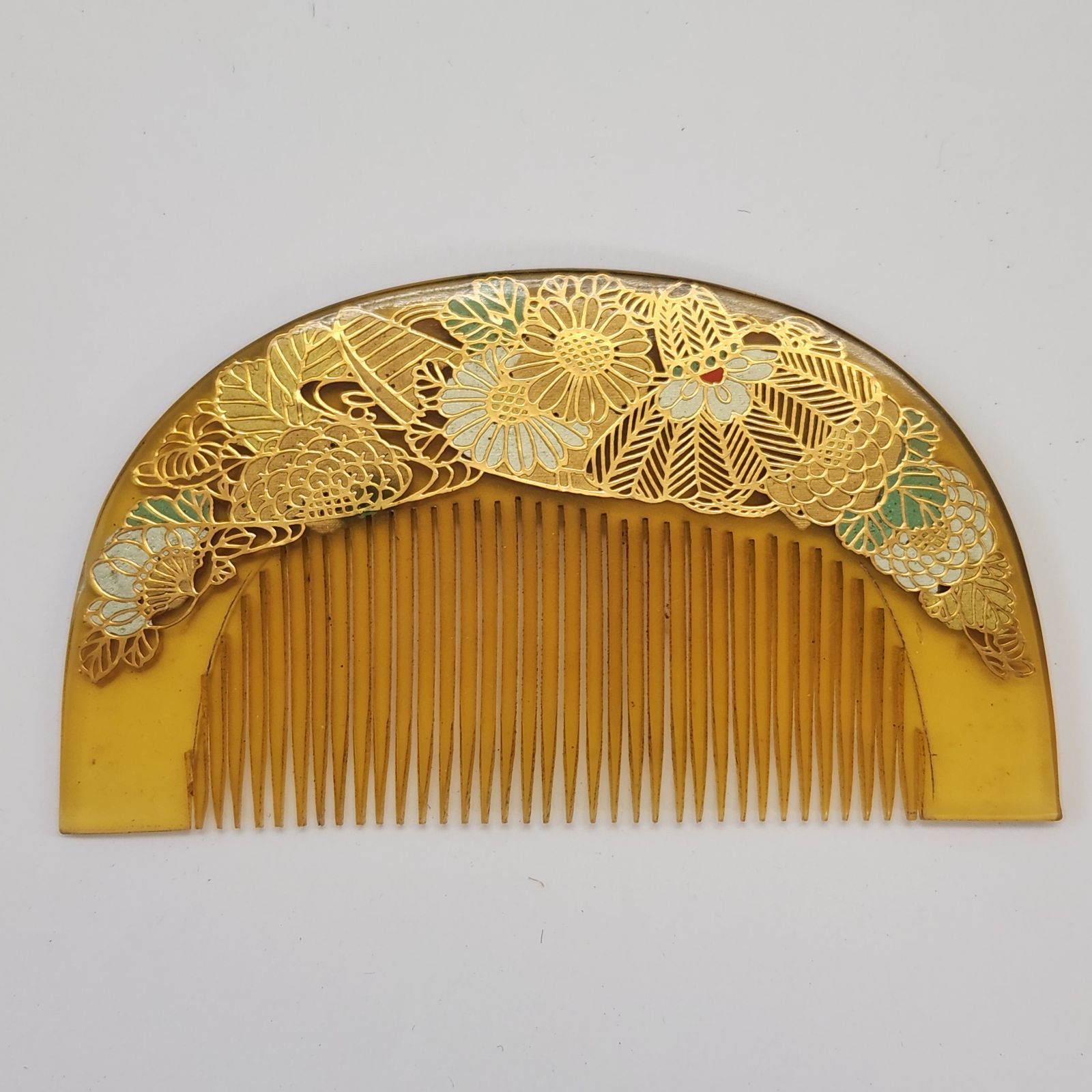 美品】本べっ甲 鼈甲 櫛 くし 笄 こうがい 箱付き 和装 - メルカリ