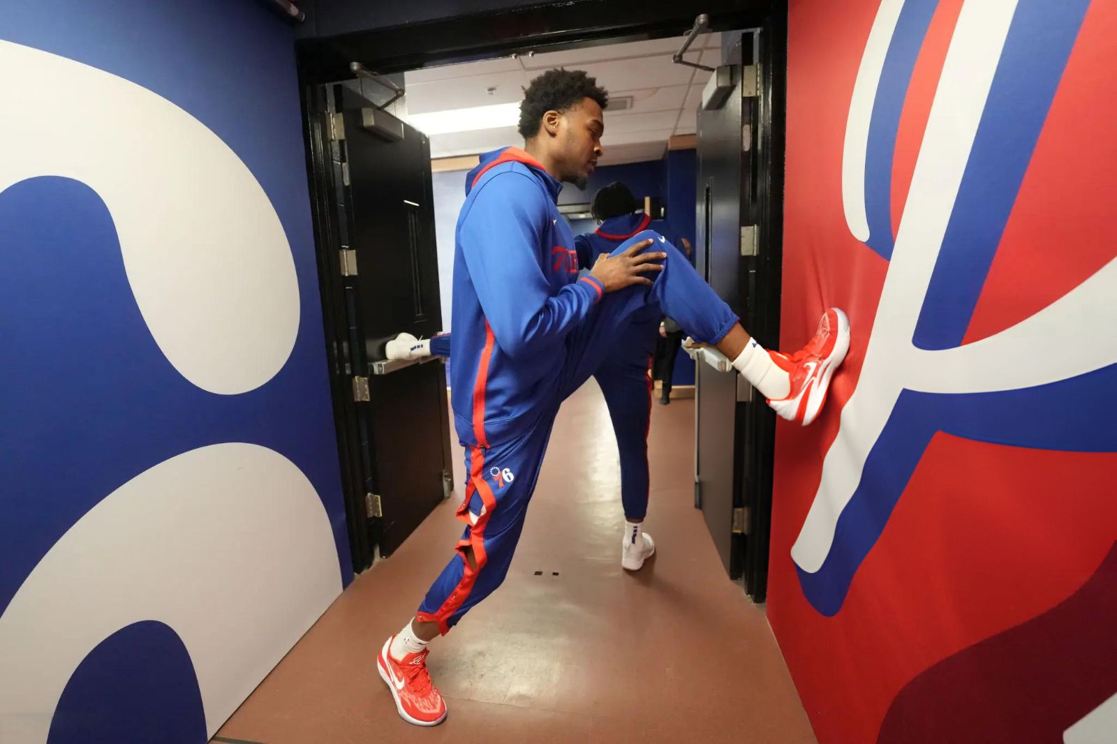 ナイキフィラデルフィア76ersシクサーズブレイクパンツNBA22-23