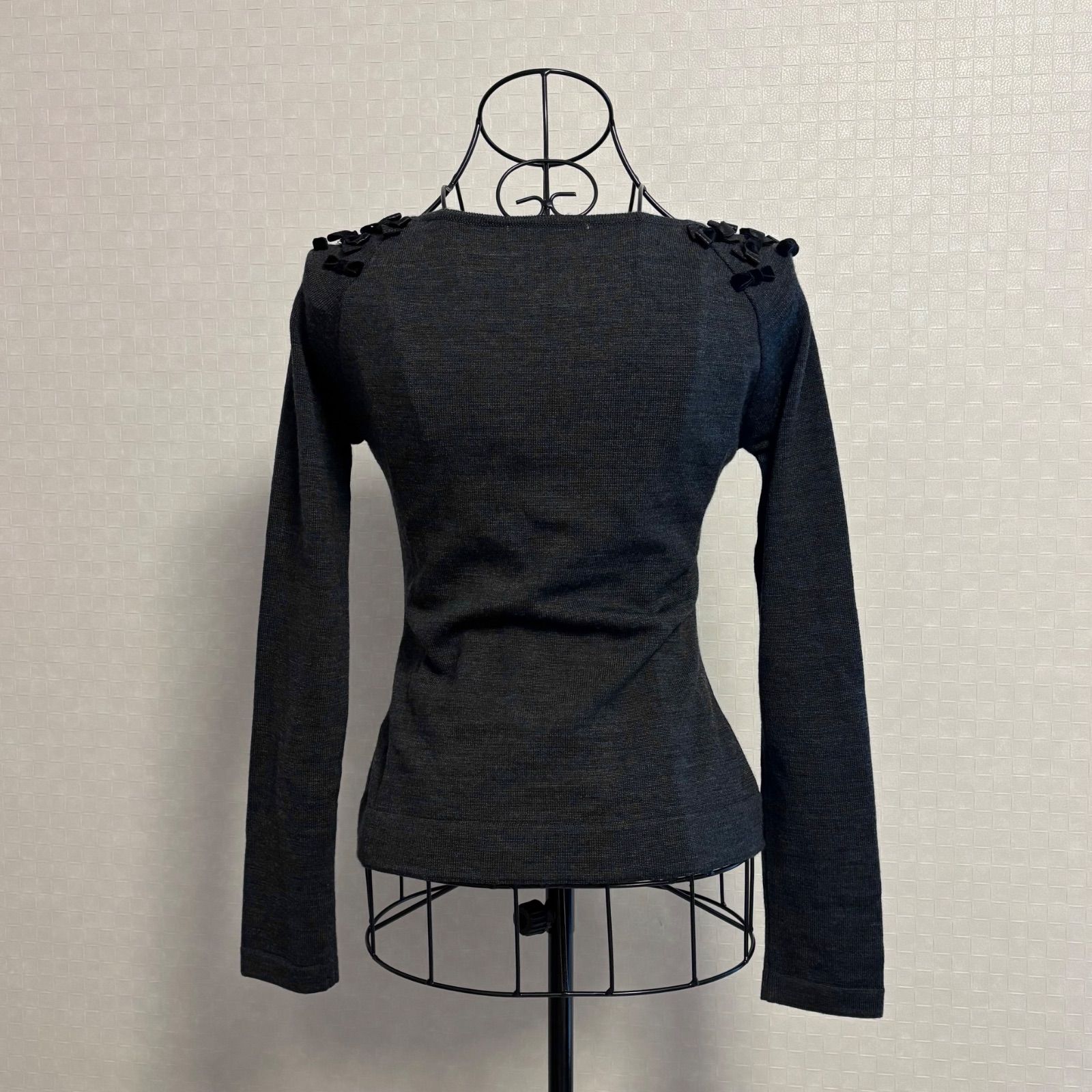 キャサリン様 美品ルネ Rene チュニックワンピース フリル パール