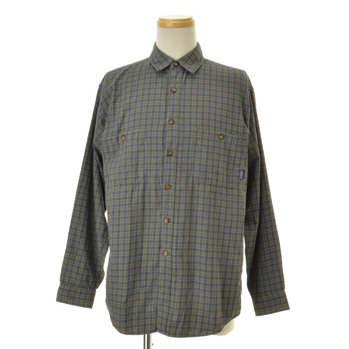 【kr】90s patagonia パタゴニア ポルトガル製 シャツ PATAGONIA】90s 98年 ポルトガル製 53833 チェック長袖シャツ - メルカリ