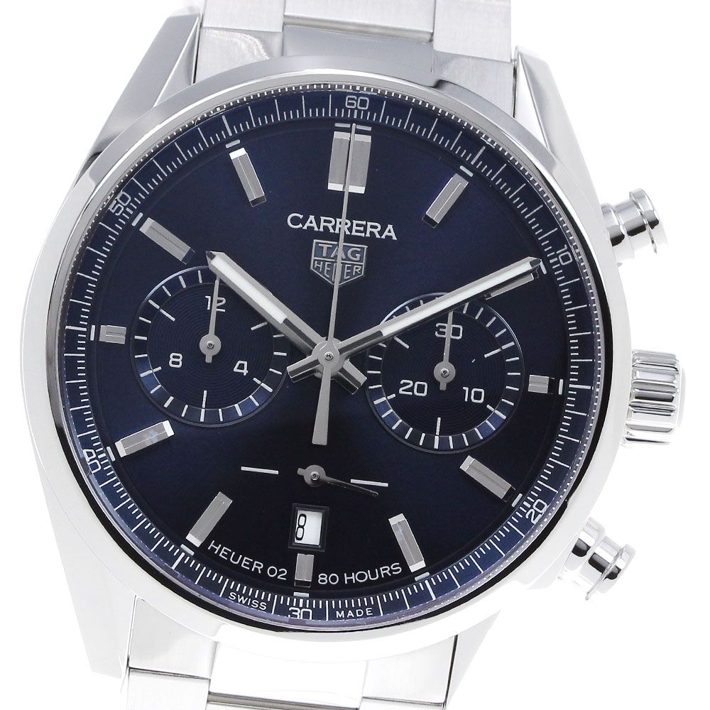 タグホイヤー TAG HEUER CBN2011 カレラ キャリバー ホイヤー02 クロノグラフ 自動巻き メンズ極美品箱・保証書付き_827891