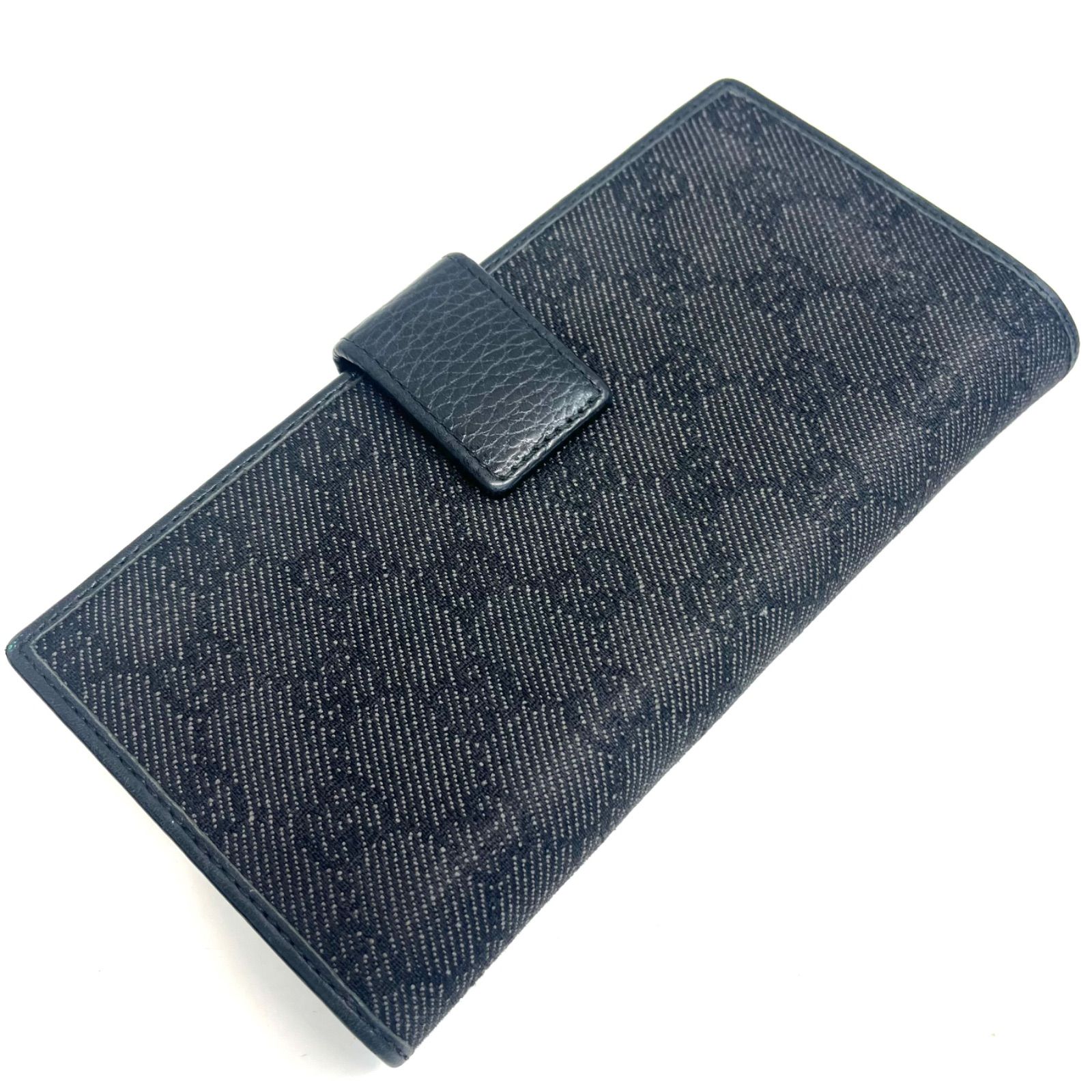 ✨美品✨　GUCCI グッチ　長財布　GG柄　レザー　キャンバス　黒 売り切り処分品】GUCCI グッチ 278598 長財布 GGキャンバス ブラック