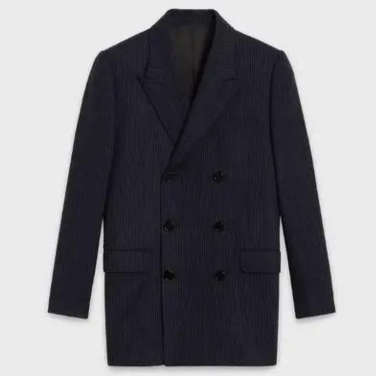 CELINE セリーヌ　ダブルブレストジャケット　エディスリマン celine セリーヌ ダブルブレストジャケットエディスリマン