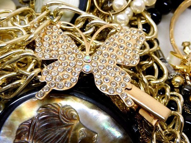 J番 メッキアクセサリー セット 約990g □ ネックレス リング