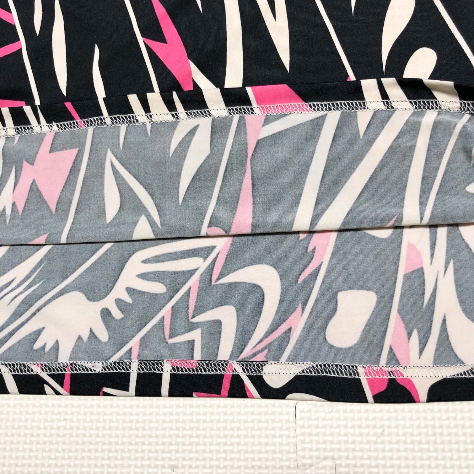 □美品□EMILIO PUCCI エミリオプッチ 七分袖ワンピース プッチ柄 現代