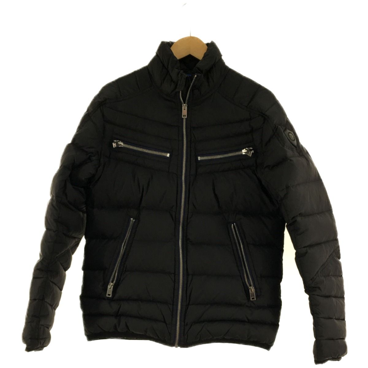 ▽▽DIESEL ディーゼル ダウンジャケット Mサイズ 破れあり ブラック x 