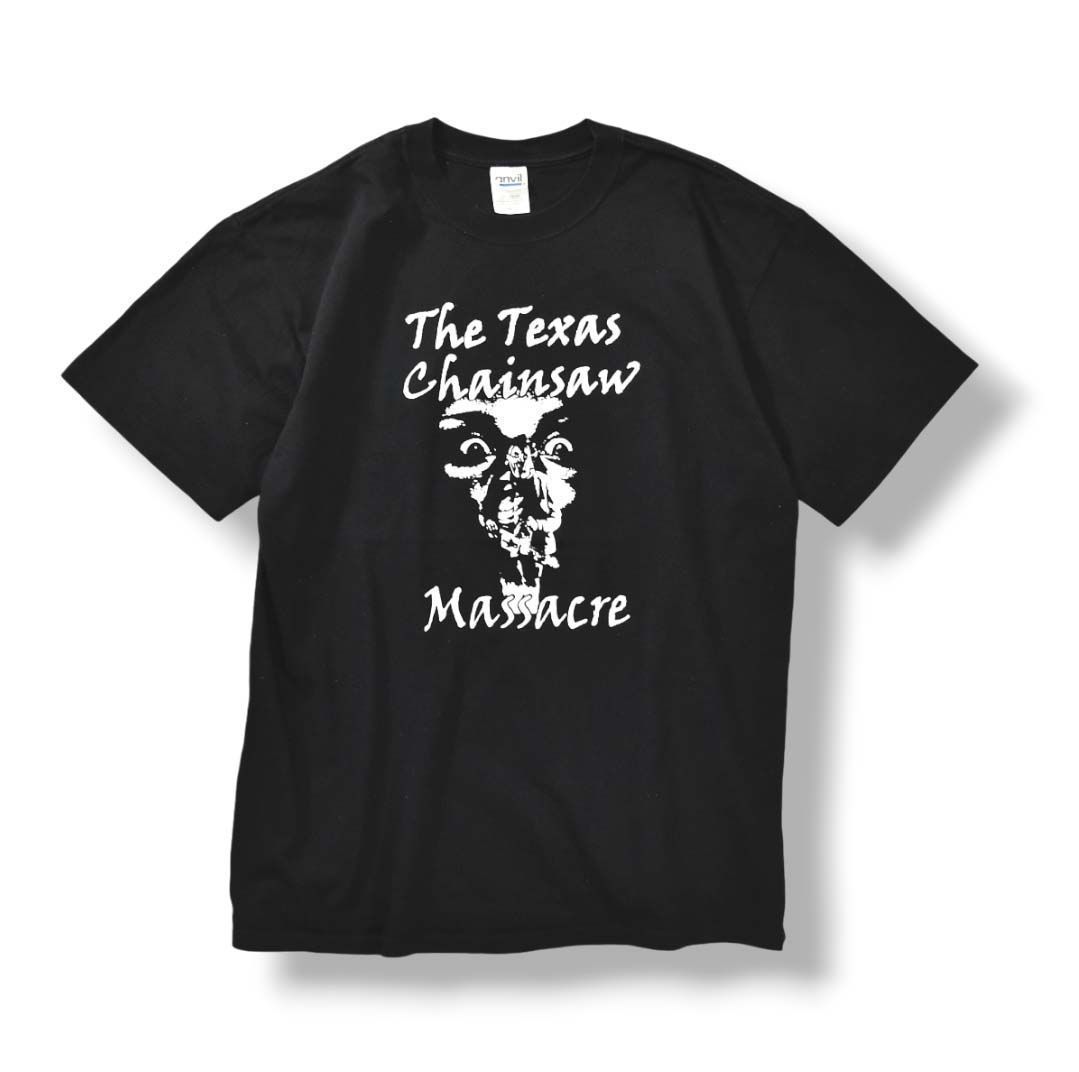 美品】 【希少】 90s00sヴィンテージ The Texas Chain Saw Massacre 悪魔のいけにえ 半袖 プリント 映画 ムービー Tシャツ  テキサスチェーンソー L ブラック メンズ anvil ホンジュラス製 - メルカリ