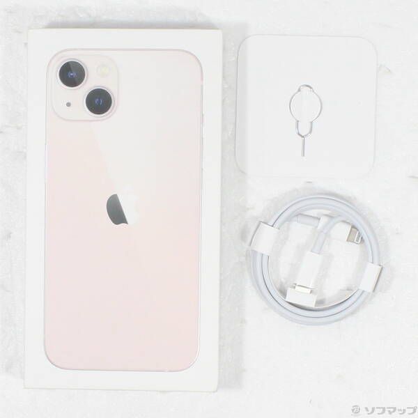 品〕 iPhone13 128GB ピンク MLNE3J／A SIMフリー 〔ネットワーク利用 