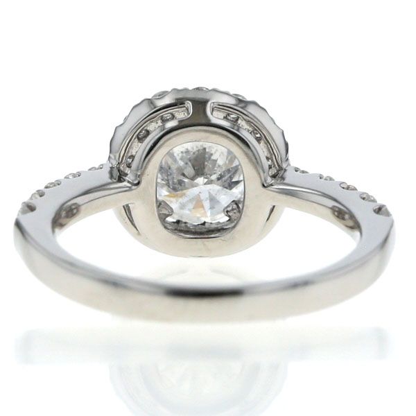 Pt900 プラチナ リング ダイヤモンド 1.001ct/0.50ct Fカラー