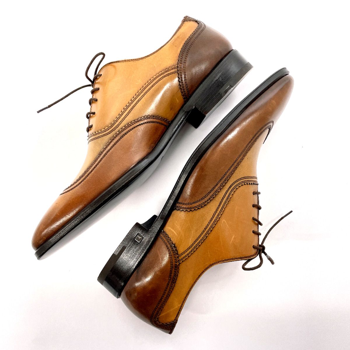 ルイヴィトン ビジネスシューズ ホールカット ブラウン size8M 27cm ルイヴィトン ビジネスシューズ ホールカット ブラウン size8M 27cm