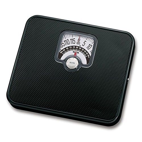 TANITA タニタ 体重計/ヘルスメーター 【アナログ】 ブラック(黒) チェッカー付き 最小表示：1kg ds-1876151 