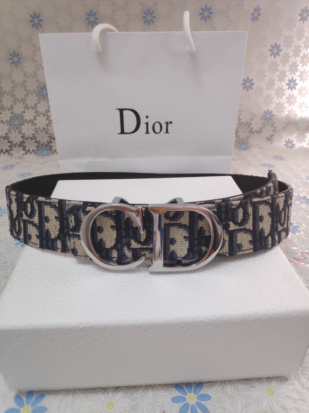 未使用 CHRISTIANDIOR ディオール　ベルト　リバーシブル　CD DIOR ディオール CD リバーシブル ベルト ゴールド｜Yahoo