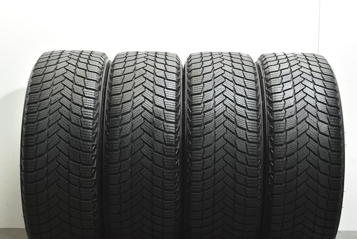 【バリ溝】レオニス IT 18in 8J +42 PCD114.3 ミシュラン X-ICE SNOW 225/50R18 C-HR エスティマ オデッセイ ヴェゼル スカイライン