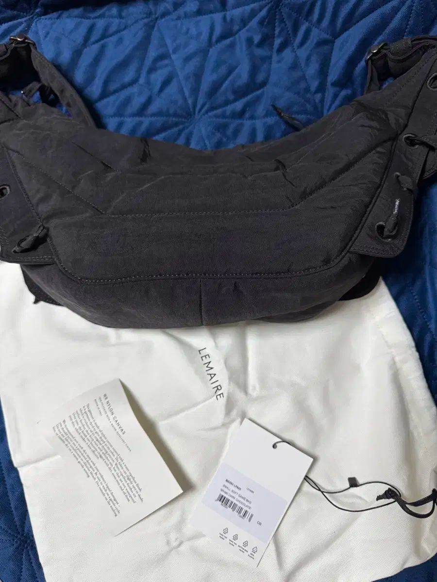 LEMAIRE ルメール ソフト Game Bag S ダーク チョコレート