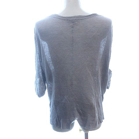 パドカレ pas de calais ニット カーディガン 麻 リネン