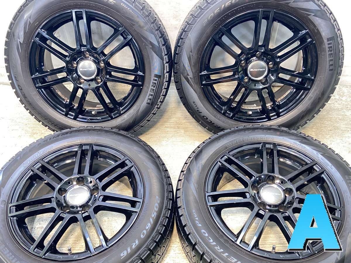 205/60R16 ピレリ アイスアシンメトリコ PLUS 16x6.5 38 112-5穴