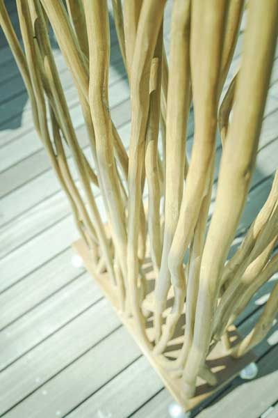 ラタン のナチュラルパーテーション